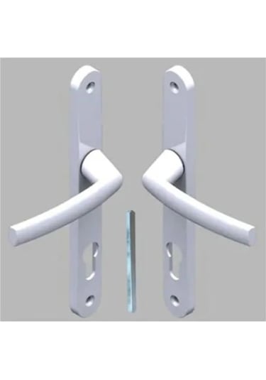Çankaya Metal Pvc Kapı Kolu Beyaz