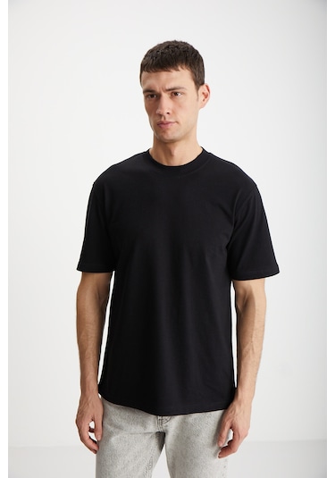 Alessandro Erkek 4'lü Organik Pamuk Regular Kalın Dokulu Bisiklet Yaka Syh/grmj/byz T-shirt