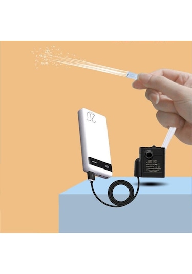 Usb Mini Akvaryum 3.5 9V 1-3W Dalgıç Su Pompası