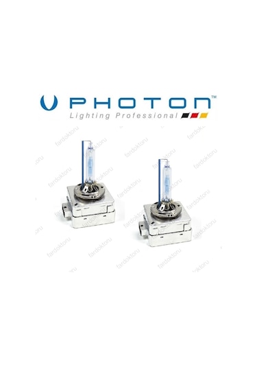 Fardoktoru Photon D1S Xenon Oto Ampul 6000K %50 Fazla Işık 2 Adet
