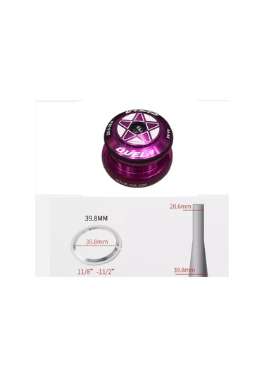 Ovela Rulmanlı Furş Takımı Taper Mor Konik Tip Maşa - Normal Kadro