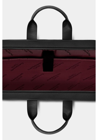 Erkek Basic Evrak Çantası Floater Desenli Siyah 116021 Siyah