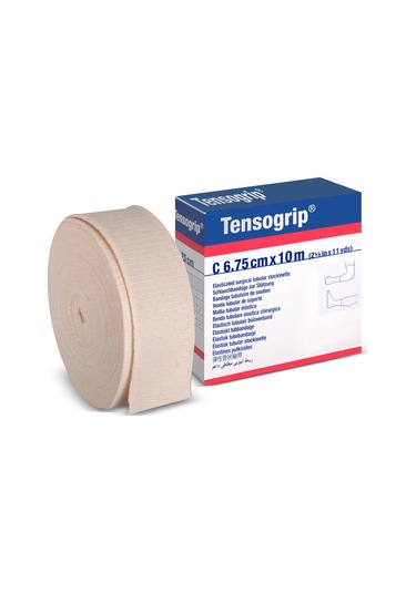 Tensogrip Tubular Bandaj Bsn Boru Bandaj Beyaz C 6.75 CM x 10 M