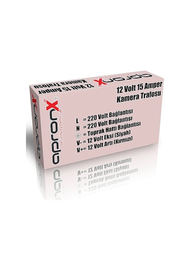 12 Volt 15 Amper Metal Kasa Adaptör Güvenlik Kamerası Adaptörü