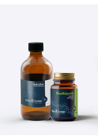 The Base Hidrozinc 500 Ml Ve Pb Postbiyotik 30 Kapsül 2'li Paket