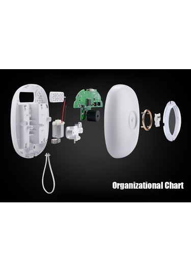 Lepmerk Ts-bc670 Öğrenciler Uyandırma Sessiz Titreşim Çalar Saat Beyaz