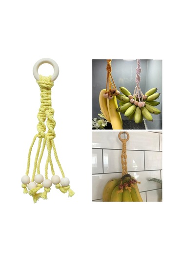 Suntek Muz Askı Taşınabilir Asılı Meyve Kanca Pamuk Sarı Sarı