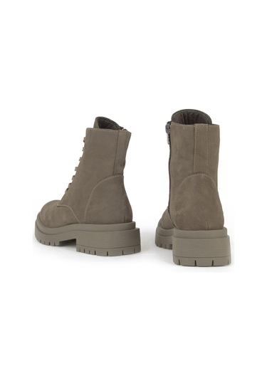 Ziya, Kadın Hakiki Deri Bot 153359z3052 Vizon 143359z3052 310 Vizon