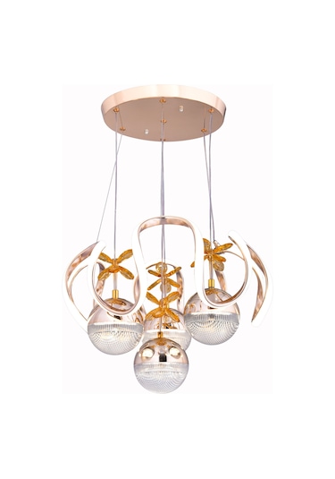 Raın 4 Top Gold Avize Gold