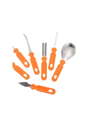 Reedark Pumpkin Kürke Ve Meyve Çizim Seti, Paslanmaz Çelik, Halloween Ve Mutfak Dıy Araçları Sürtü Spoon Diğer