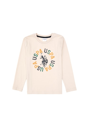 U.s. Polo Assn. Erkek Çocuk Bej Pijama Takım 50318681-vr011 Bej