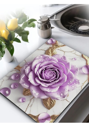 Full House&garden Bulaşık Kurutma İçin Emici, Su Geçirmez 50x40 Cm M 428247205 Beyaz