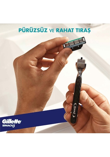 Gillette Mach 3 Yedek Tıraş Bıçağı 18'li