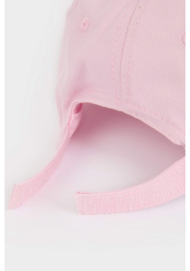 DeFacto Kız Bebek Baskılı Pamuklu Cap Şapka D8388A525SMPR254 Mor