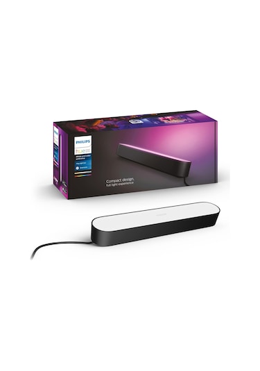 Philips Huewca Play Genişletme Paketi, Akıllı Led Aydınlatma, Siy Çok Renkli