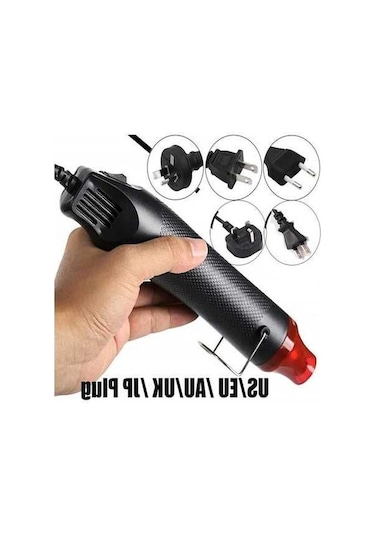 Createtech 300w Mini Isı Tabancası - 110v Jp Plug, 300 Adet Isı Only Sıcak Hava Fırça