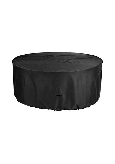 Yuvarlak Mobilya Toz Geçirmez Ve Su Geçirmez Kapak, Açık Bahçe Masa Mobilya Koruyucu Kapak 230 110 Cm Altın