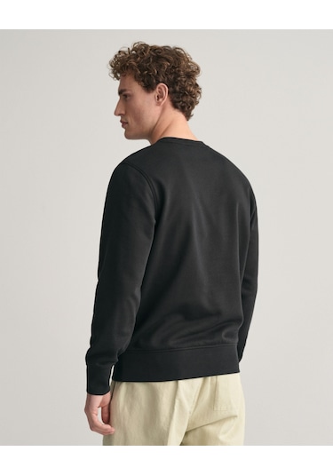 Gant Erkek Sweatshırt 2003243-005 2003243-005 Siyah Siyah