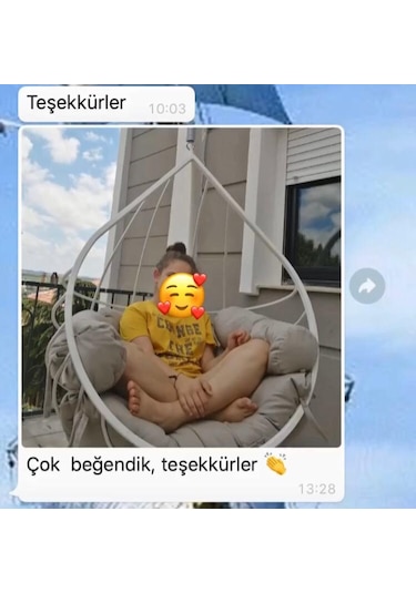 Murtiko Hamak Salıncak Ev Bahçe Ofis Teras Mobilya Damla Lüks Kahverengi