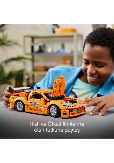 LEGO® Technic Fast and Furious Toyota Supra MK4 42204 - 9 Yaş ve Üzeri Çocuklar için Spor Araba İçeren Oyuncak Yapım Seti (810 Parça) LEGO® Technic Fast and Furious Toyota Supra MK4 42204 - 9 Yaş ve Üzeri Çocuklar için Spor Araba İçeren Oyuncak Yapım Seti (810 Parça)
