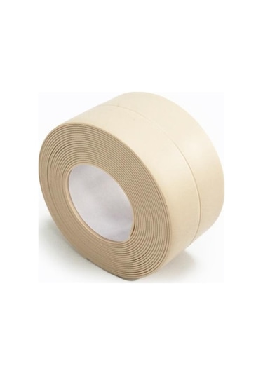 Novahub Bej 100/320 Cm Banyo Mutfak Kendinden Yapışkanlı Sızdırmazlık Bandı Duş Lavabo Banyo Ka Şerit Su Geçirmez Duvar Mastikler 56691143 Bej