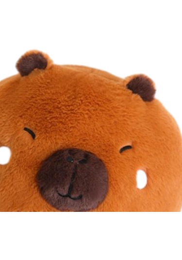 Suntek Peluş Hayvan Şapka Kapibara Şapkalar Erkek Kız Nefes Kahverengi