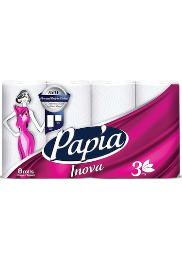 Kağıt Havlu 8 Li Pk 3 Katlı Inova