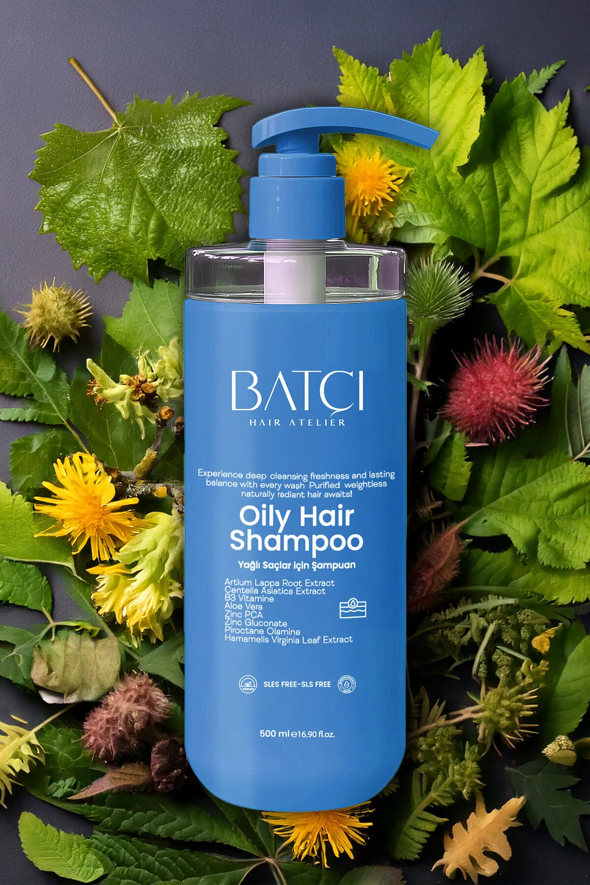 Yağlı Saç Derisi Ve Yağlı Saçlara Özel Yağlanma Karşıtı Saç Bakım Şampuan 500 Ml Tüm Saçlar