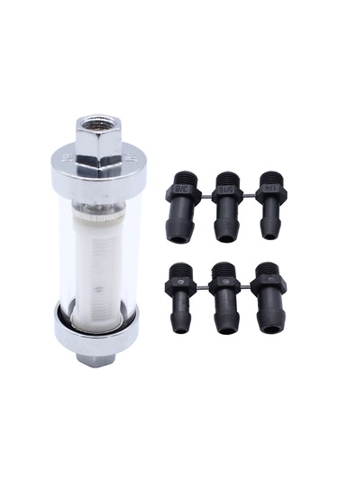 Evrensel 3/8'' 1/4'' 5/16'' Bağlantı Parçaları Krom Gümüş