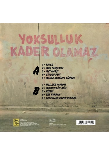Cem Karaca & Dervişan - Yoksulluk Kader Olamaz Plak