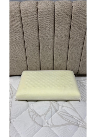 Massage Air Visco Yastık Masaj Etkili Ortopedik Visco Yastık Beyaz