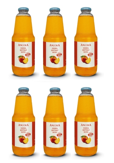 Ancora Sıkma Şeftali Suyu 1 Lt X 6 Adet