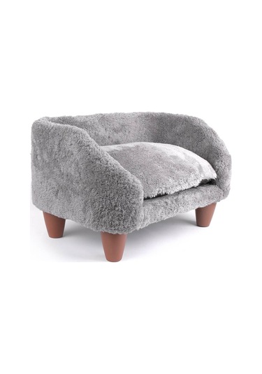 Gobypet Peluş Kedi Koltuğu Yumuşak Lüks Kedi Köpek Yatağı Koltuğu