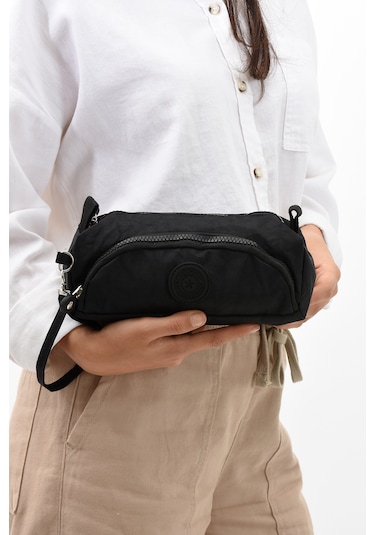 İki Bölmeli Kalemlik Yıkanabilir ve Su Geçirmez Siyah Model: 571-15j - Siyah