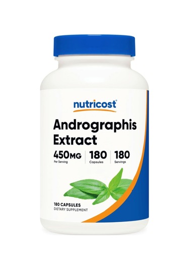 Nutricost Andrographis Extract 450mg, 180 Vegetarian Capsules...