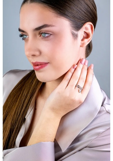 Torgovyj Dom Uvelir Holding 925 Gümüş Zincir Yüzük, Kolye Ucu İl 323544060 Gümüş