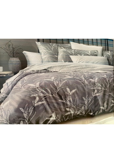 Desenli Tek Kişilik Nevresim Takımı Mavi