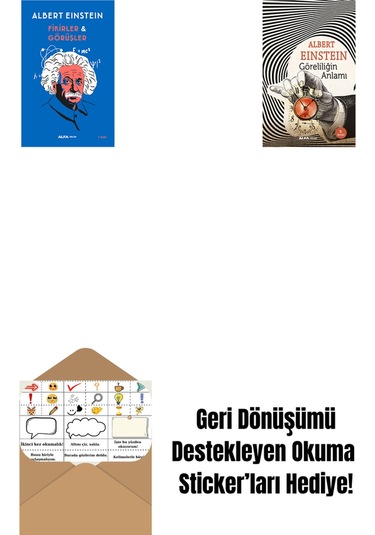 Fikirler Ve Görüşler + Göreliliğin Anlamı + Okuma Sticker'ları