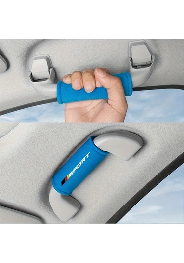 Hightower 4 Adet Gri Araç Tavan Tutacak Kolçak Dekorasyon Koruma Kılıfı İç Tavan