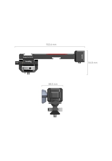 Smallrig 3026 Djı Rs 2 / Rsc 2 / Rs 3 / Rs 3 Pro / Rs 3 Mini / Rs 4 / Rs 4 Pro İçin Monitör Montaj