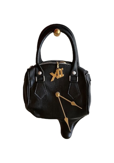 Antartidee Çanta Tasarımlı Duvar Saati / Handbag Clock Kırmızı