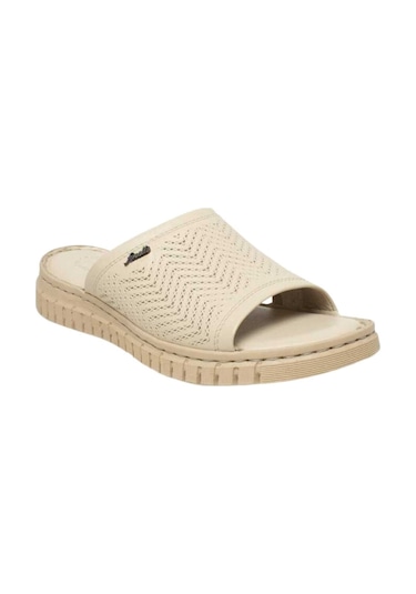 Forelli 38505 Sofia-G Bej Kadın Comfort Terlik Bej