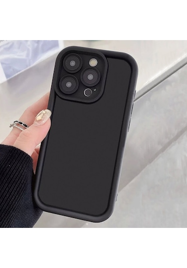 İphone Uyumlu 16 Kılıf Viera Seri Silikon Kapak Koyu Yeşil