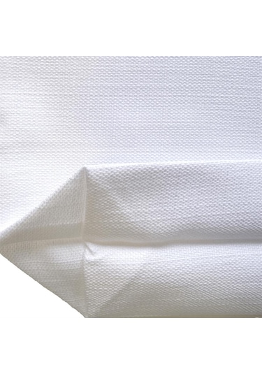 Keten Görünümlü Körüklü Kadın Kol Ve Omuz Çantası Kar Beyaz-1410