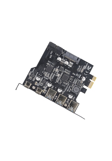 Xindoker Masaüstü Bilgisayarlar İçin Pcıe'den Usb 3.2'ye Genişletme Kartı - 5 Port 3x Usb-a, 2x Usb-c - 20 Gbps Transfer Hızı - Windows Ve Linux Desteği