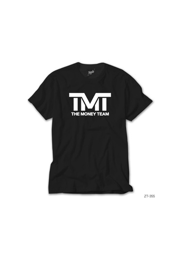 Tmt The Money Team Logo Siyah Tişört Siyah