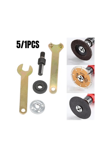 Maiyame 10mm Matkap Açılı Taşlama Adaptörü - 5'li Set, Kesme Ve Parlatma İçin