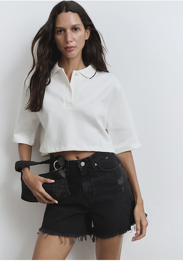 Mavi - Millie Duman Gri Jean Şort 1458981230 Gri
