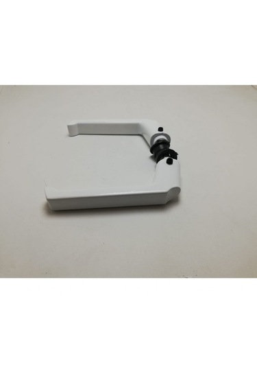 Uyar Kapı Kolu Parma İzli Beyaz Enka531