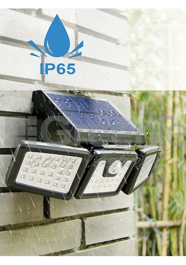 Greentech Güneş Enerjili Hareket Sensörlü 3 Taraflı Led Aydınlatma / GT-SL07
